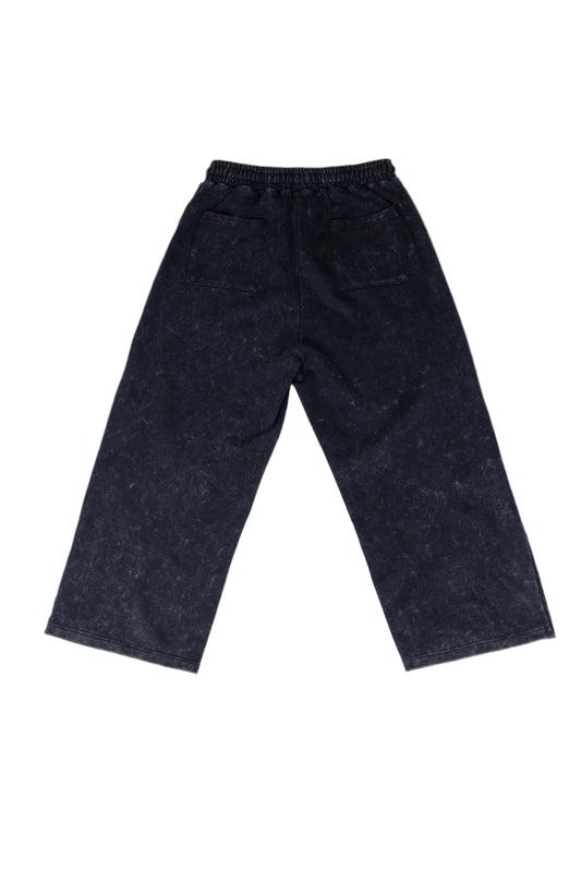 Dark gray pants on a white background