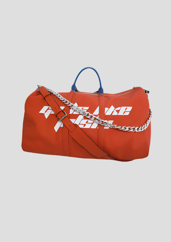 ILLUSION ORANGE TRAVEL BAG