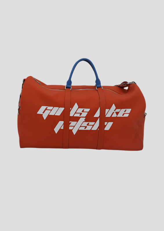 ILLUSION ORANGE TRAVEL BAG